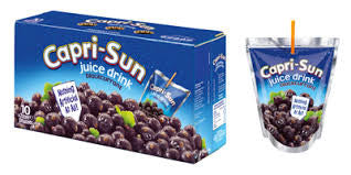 CAPRI SUN BLACKCURRANT 200ML 4 X 10PK,BOX
